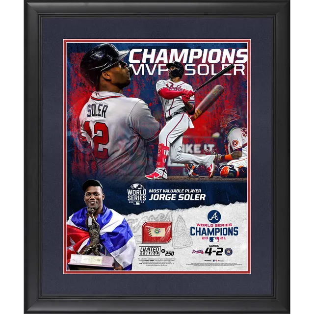 Atlanta Braves Fanatics Authentic Framed 20 x 24 2021 World