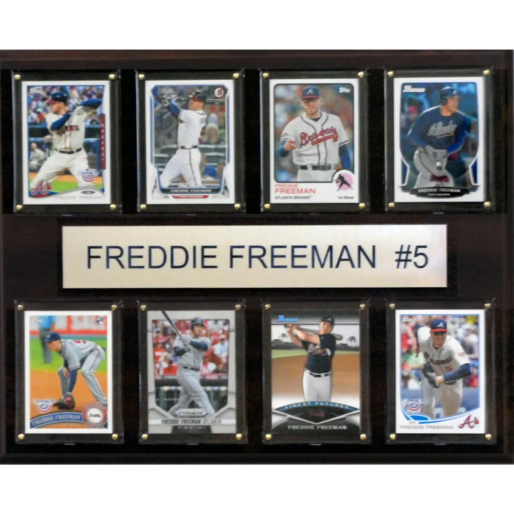 Freddie Freeman Autographed and Framed Atlanta Braves Jersey