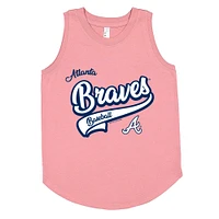 Débardeur rose Atlanta Braves pour jeunes filles, doux comme un raisin