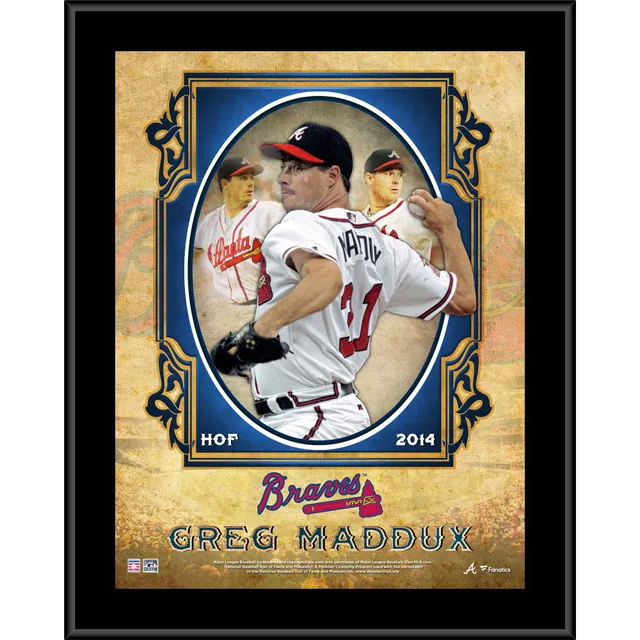 Greg Maddux Men's Atlanta Braves Home Jersey - White Authentic