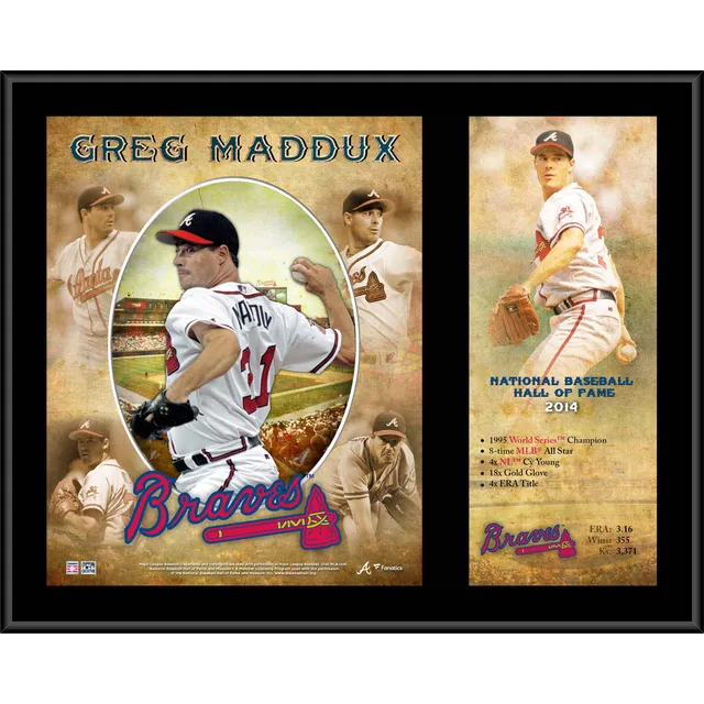 Greg Maddux Atlanta Braves Framed 15 x 17 Hall of Fame Career Profile