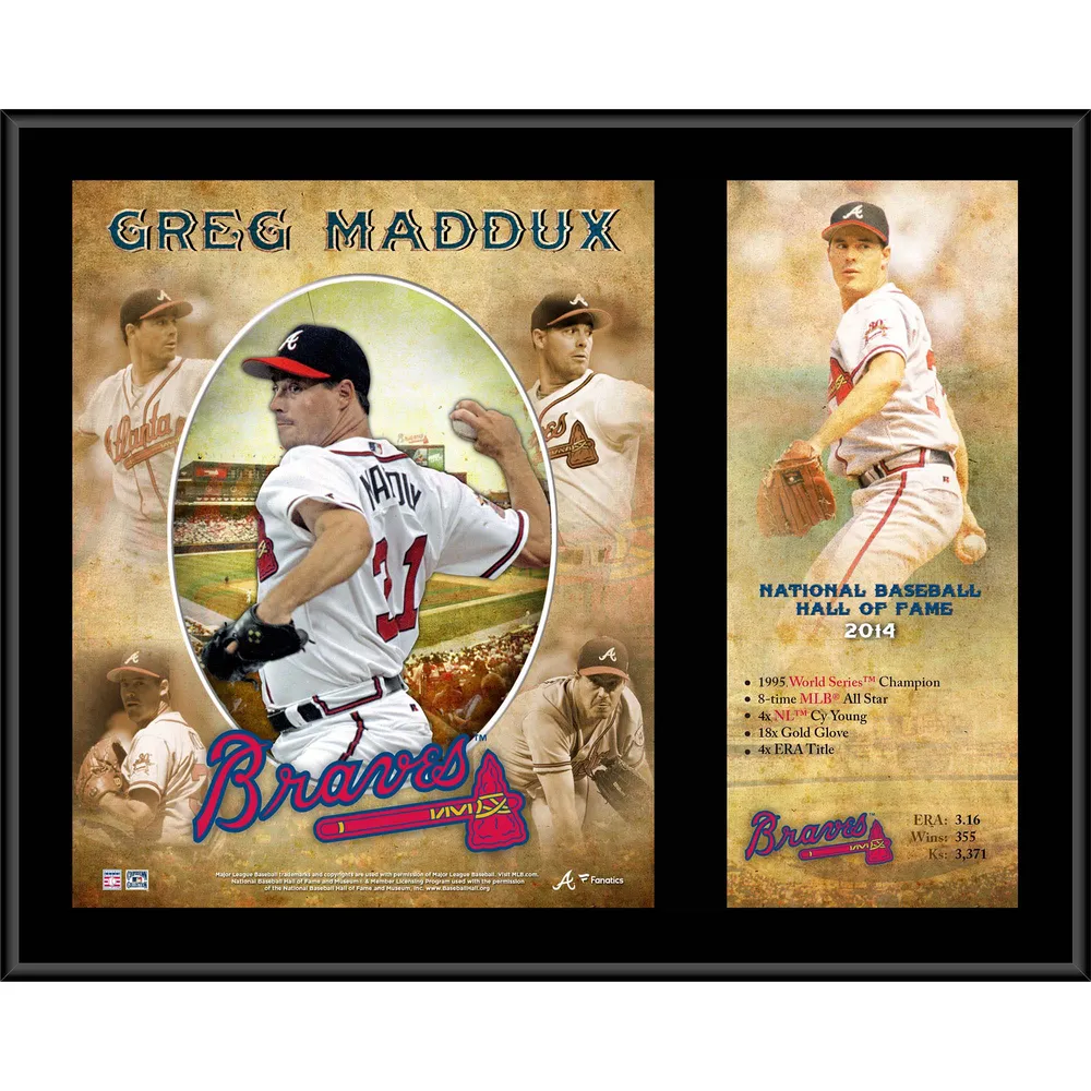 Vintage Atlanta Braves Greg Maddux Throwback Baseball Jersey