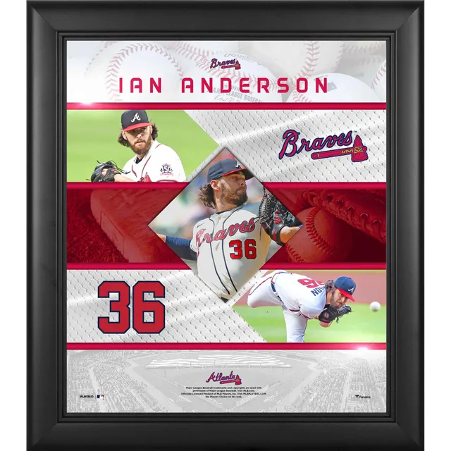 Ian Anderson Men's Atlanta Braves Road Jersey - Gray Authentic