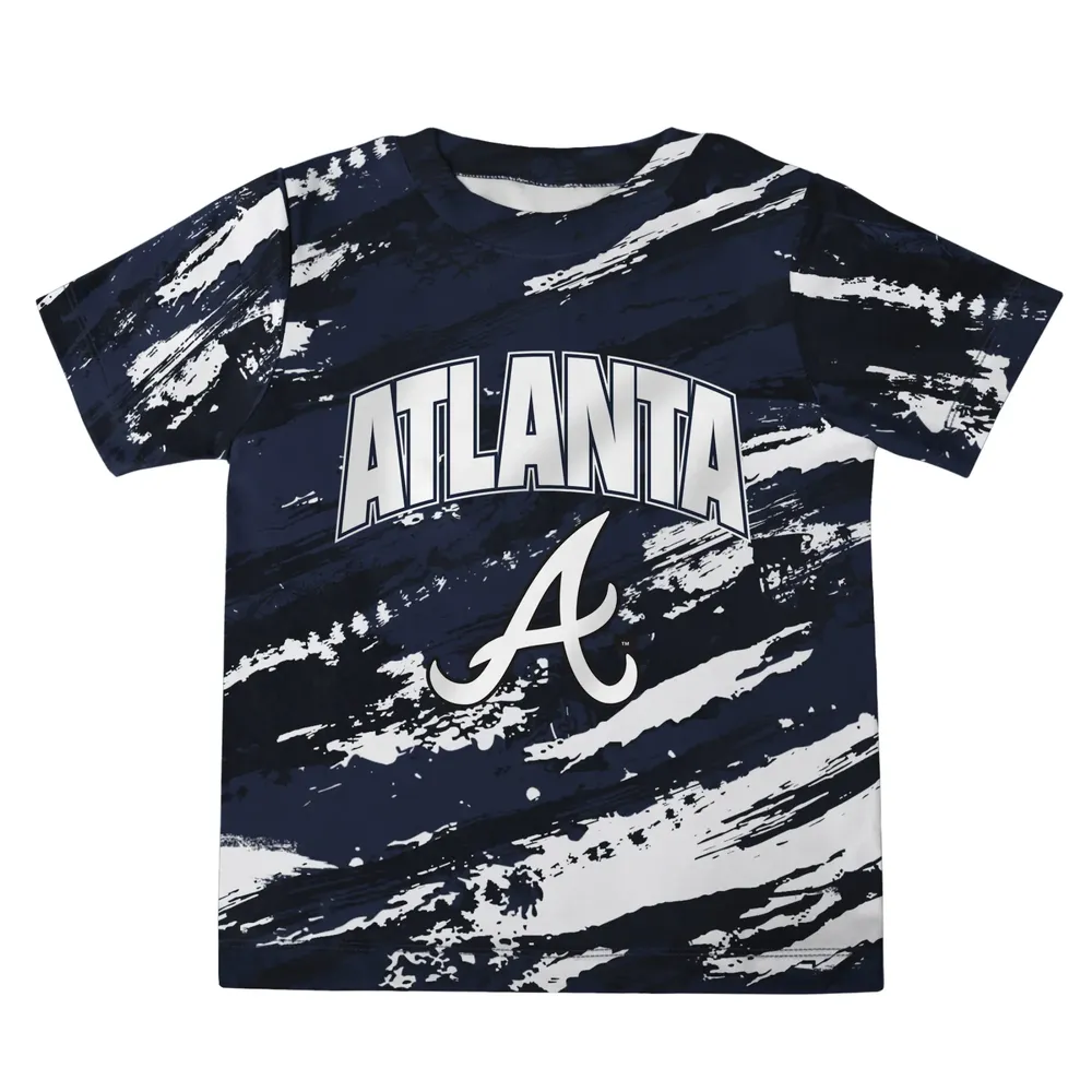 Lids Atlanta Braves Youth Stealing Home T-Shirt - Navy