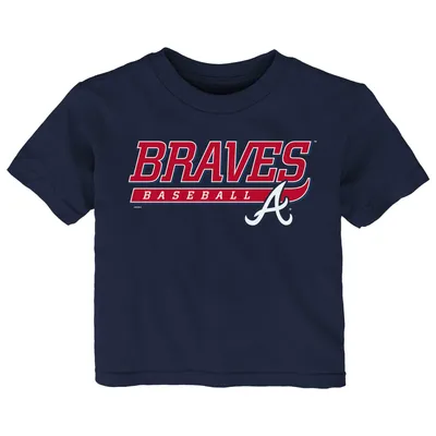 Atlanta Braves Infant Take The Lead T-Shirt - Navy