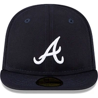 Casquette ajustée New Era Atlanta Braves My First 59FIFTY bleu marine pour bébé