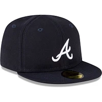 Casquette ajustée New Era Atlanta Braves My First 59FIFTY bleu marine pour bébé