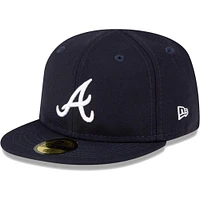 Casquette ajustée New Era Atlanta Braves My First 59FIFTY bleu marine pour bébé