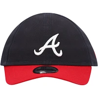 Casquette New Era Atlanta Braves Team Colour My First 9TWENTY Flex bleu marine pour bébé