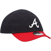 Casquette New Era Atlanta Braves Team Colour My First 9TWENTY Flex bleu marine pour bébé