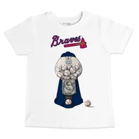 Lids Atlanta Braves Tiny Turnip Toddler Stacked T-Shirt - White