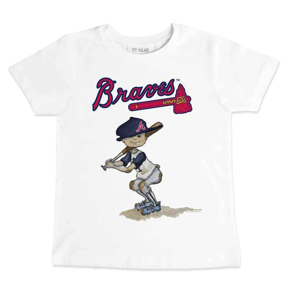 Lids Atlanta Braves Tiny Turnip Infant Slugger T-Shirt - White
