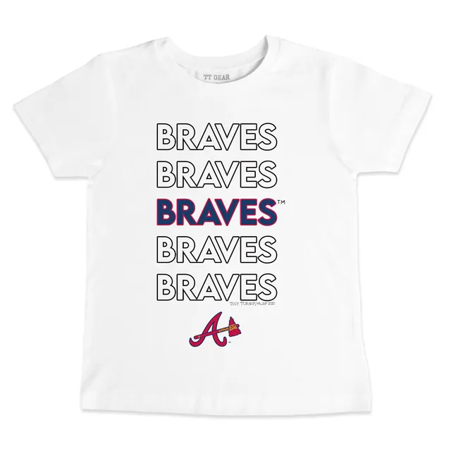 Atlanta Braves Slugger Tee Shirt 3T / White