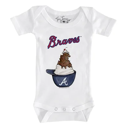 Girls Infant Houston Astros Tiny Turnip White 3-Piece Bodysuit Set