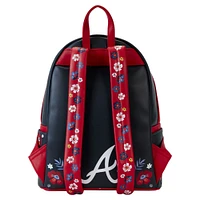 Loungefly Atlanta Braves Mini sac à dos fleuri