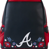 Loungefly Atlanta Braves Floral Mini Backpack