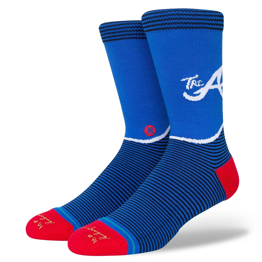 Male Stance Royal Blue Atlanta Braves 2023 MLB City Connect Crew Socks