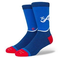 Male Stance Royal Blue Atlanta Braves 2023 MLB City Connect Crew Socks
