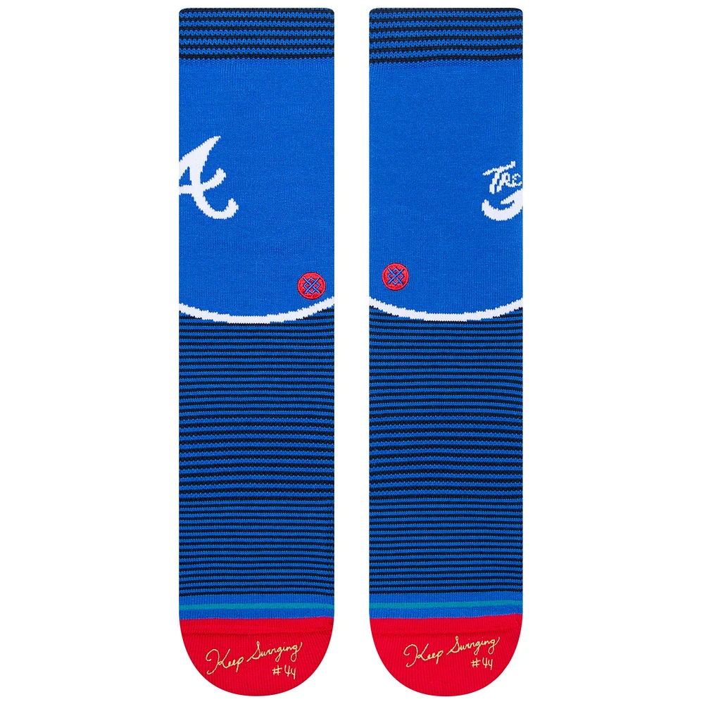 Male Stance Royal Blue Atlanta Braves 2023 MLB City Connect Crew Socks