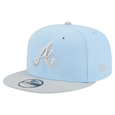 V107988 BRAVES MLB NWE 2025 Pack de couleurs bicolores 9fifty Lbl/Gra HATMENSNP 60614254 #2