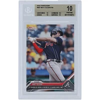 Matt Olson Atlanta Braves 2023 Topps Now 7th Player with 40 HR & 100 RBI in 113 Games #687 BGS Authenticated 10 Card - 10,9.5,10,10 Subgrades