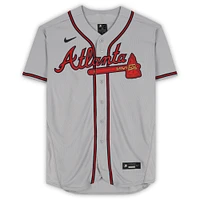 Maillot Nike authentique gris autographié par Matt Olson des Atlanta Braves