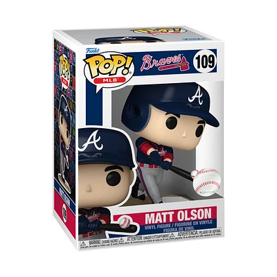 Figurine Funko Pop! en vinyle des Braves d'Atlanta n° 109 de Matt Olson