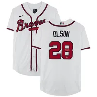 Matt Olson Women's Atlanta Braves Home Jersey - White Authentic