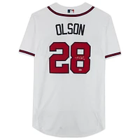 Maillot Nike authentique autographié par Matt Olson des Braves d'Atlanta