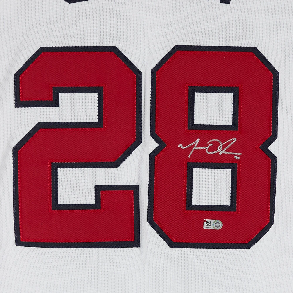 Maillot Nike authentique autographié par Matt Olson des Braves d'Atlanta