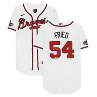 Atlanta Braves Nike Replica Home White Jersey SM