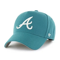 Casquette ajustable Atlanta Braves Ballpark Offside '47 pour homme bleu sarcelle