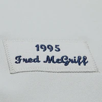 Maillot authentique rétro Mitchell & Ness Fred McGriff gris des Braves d'Atlanta 1995 pour homme