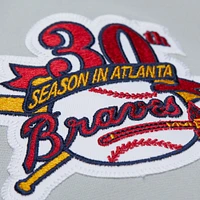 Maillot authentique rétro Mitchell & Ness Fred McGriff gris des Braves d'Atlanta 1995 pour homme