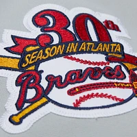 Men's Mitchell & Ness Greg Maddux Gray Atlanta Braves 1995 Throwback Authentic Jersey