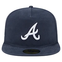Casquette ajustée 59FIFTY bleu marine Atlanta Braves Championship Side Flag pour homme New Era