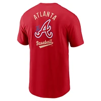 Men's Nike  Red Atlanta Braves 2025 City Connect T-Shirt