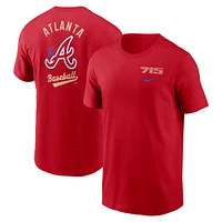 Men's Nike  Red Atlanta Braves 2025 City Connect T-Shirt