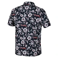 Men's Reyn Spooner  Navy Atlanta Braves Pua Performance Polo