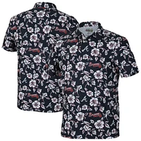 Men's Reyn Spooner  Navy Atlanta Braves Pua Performance Polo
