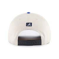 Men's '47 Cream/Navy Atlanta Braves Fiji Rope Hitch Adjustable Hat