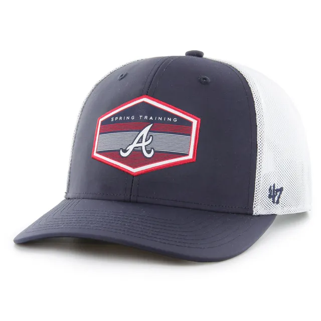 Atlanta Braves 47 Brand Adjustable Trucker Hat - Camo