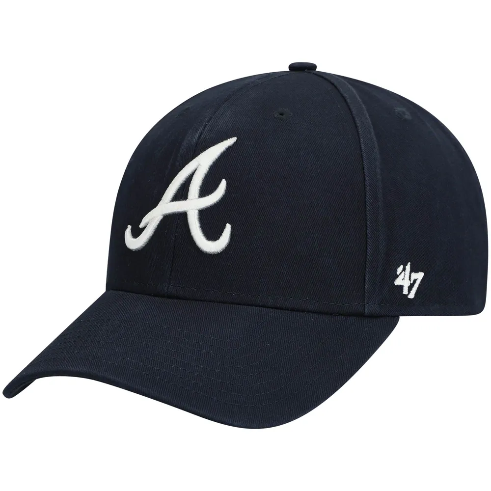 Men's '47 Navy Atlanta Braves Legend MVP Adjustable Hat