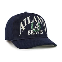 Casquette ajustable Pitchout Rope Hitch '47 bleu marine pour homme des Braves d'Atlanta