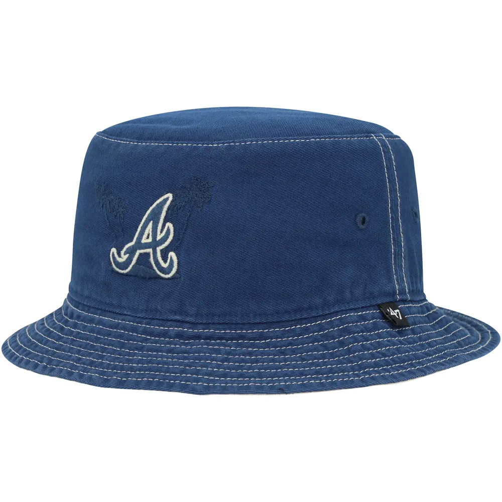 Lids Atlanta Braves '47 Trailhead Bucket Hat - Navy