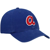 Casquette ajustable pour homme '47 Royal Atlanta Braves 1972 Logo Cooperstown Collection Clean Up