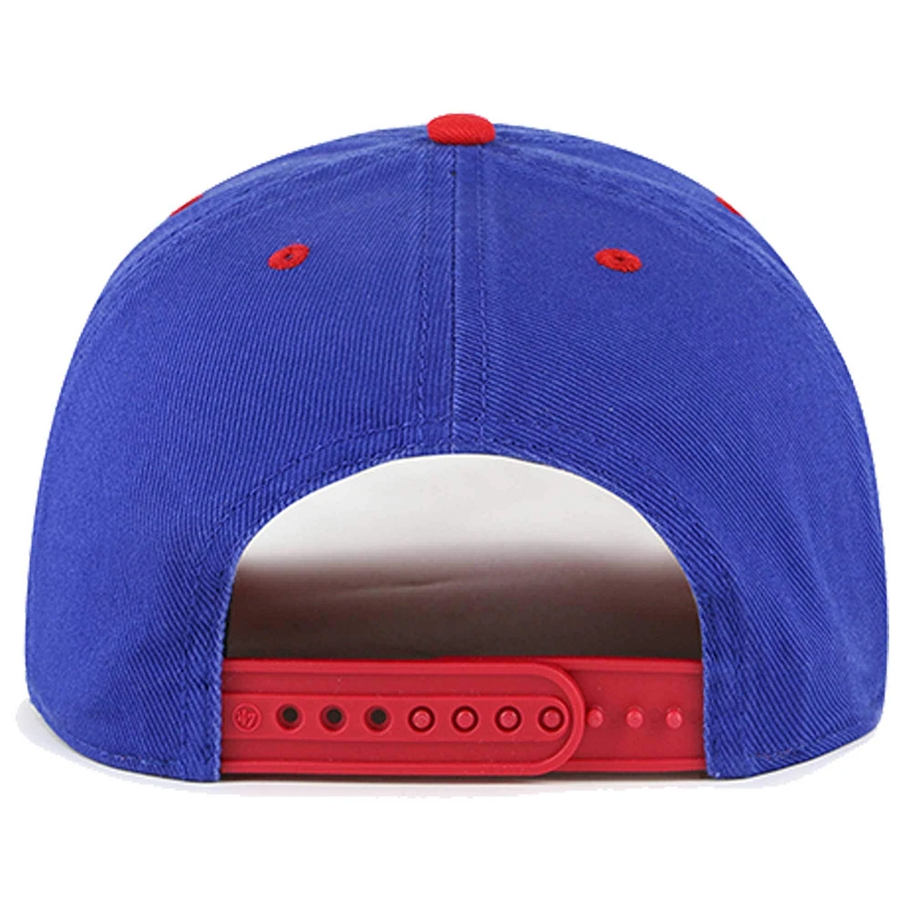 Casquette réglable à double tête Baseline Hitch '47 Royal Atlanta Braves pour hommes