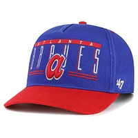 Casquette réglable à double tête Baseline Hitch '47 Royal Atlanta Braves pour hommes