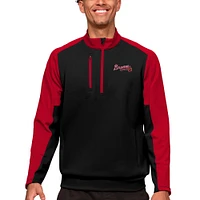 Haut à enfiler glissière quart de tour pour homme, noir, des Braves d'Atlanta