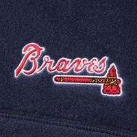 Men's Columbia Navy Atlanta Braves Steens Mountain Full-Zip Jacket